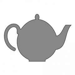 Самолеплива матрица Чајник 7x10 cm