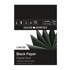 Блок црна хартија Daler-Rowney Canford - изберете формат