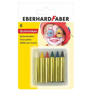 Бои за лице во молив  Eberhard Faber 6 парчиња