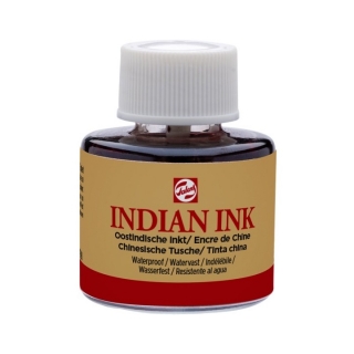 Индиско мастило црно Royal Talens - 11 ml