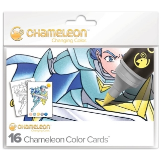 Картици за боење Chameleon - Manga 16 бр