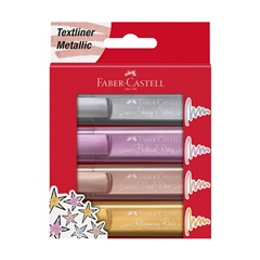 Металик маркери Faber-Castell 4 парчиња