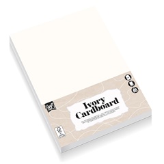 Подлога за хартија во боја на слонова коска А4 10 листови