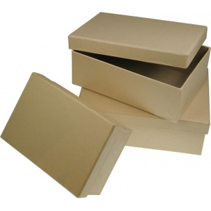 Правоаголна картонска кутија - изберете големина