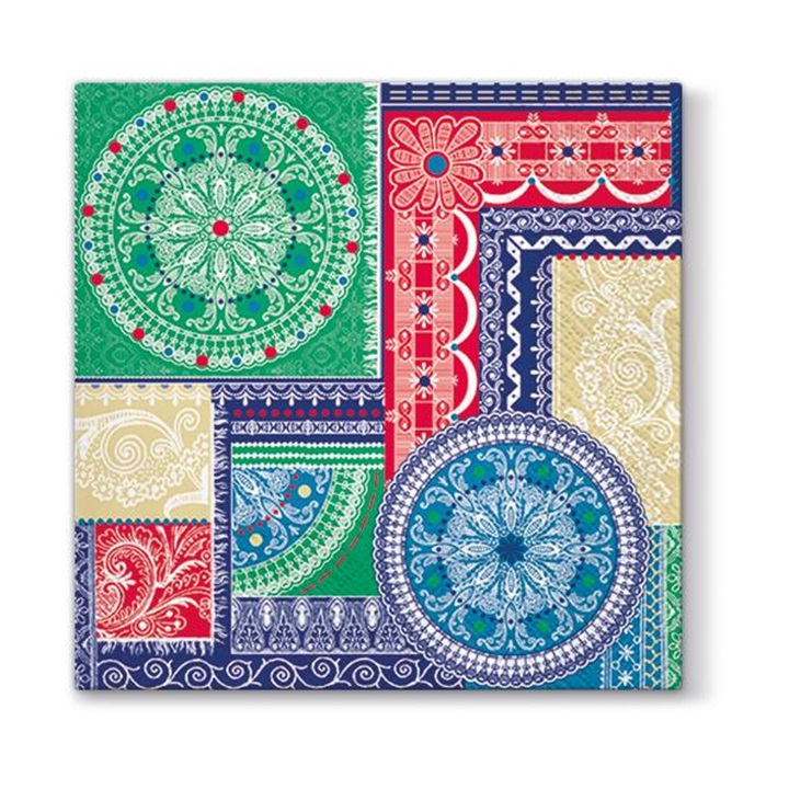 Салфетки за декупаж - Орнаменти од мозаик - 1 производ