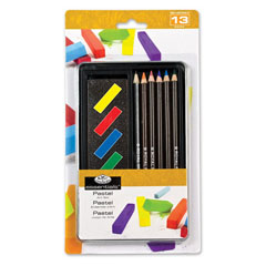 Сет за цртање - боици и пастели Essentials во метална кутија - 13 делови