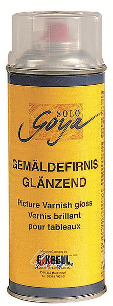 Завршен лак во спреј Solo Goya 400 ml - сјаен